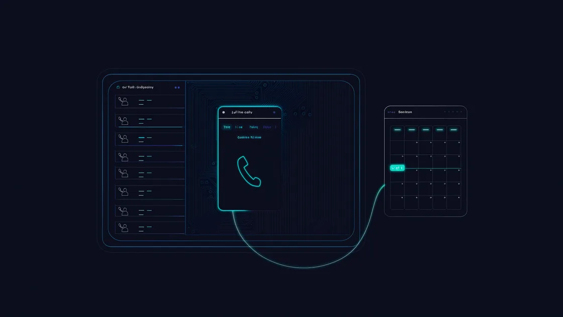 Five-person cold-calling team dialing tier-one accounts by phone, up to 1,000 dials a day